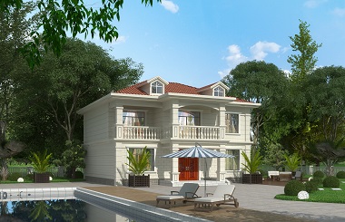 精品小二層自建別墅設(shè)計(jì)圖，小戶型自建房屋