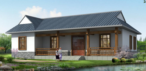 中式一層房屋設(shè)計(jì)圖， 中式韻味，打造美觀的設(shè)計(jì)戶型