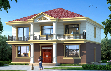 農(nóng)村二層復(fù)式設(shè)計(jì)圖，八間臥室，可做民宿